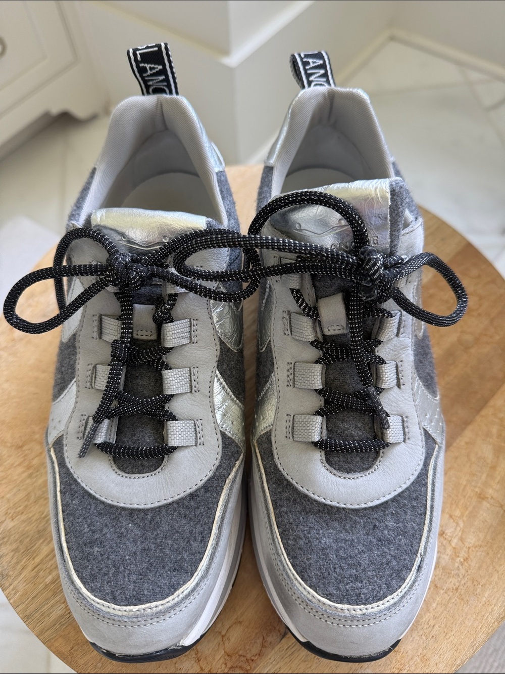 Voile Blanche Silver & Gray Women's Casual Sneakers